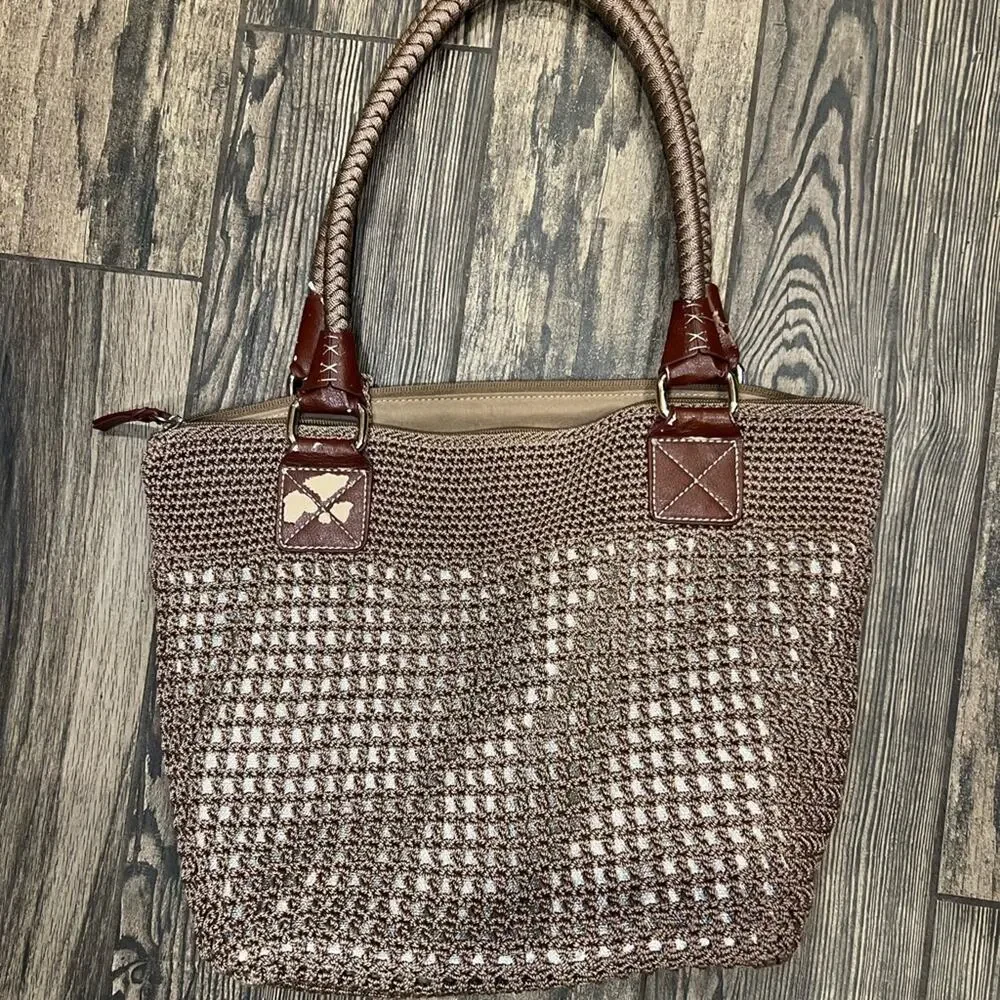 The Sak Woven Shoulder Bag